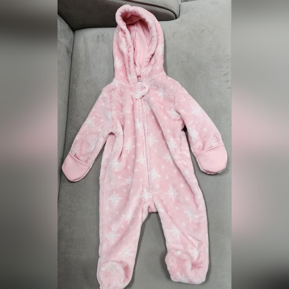 Bebe 6-9 Mos Zipper Footy One Piece